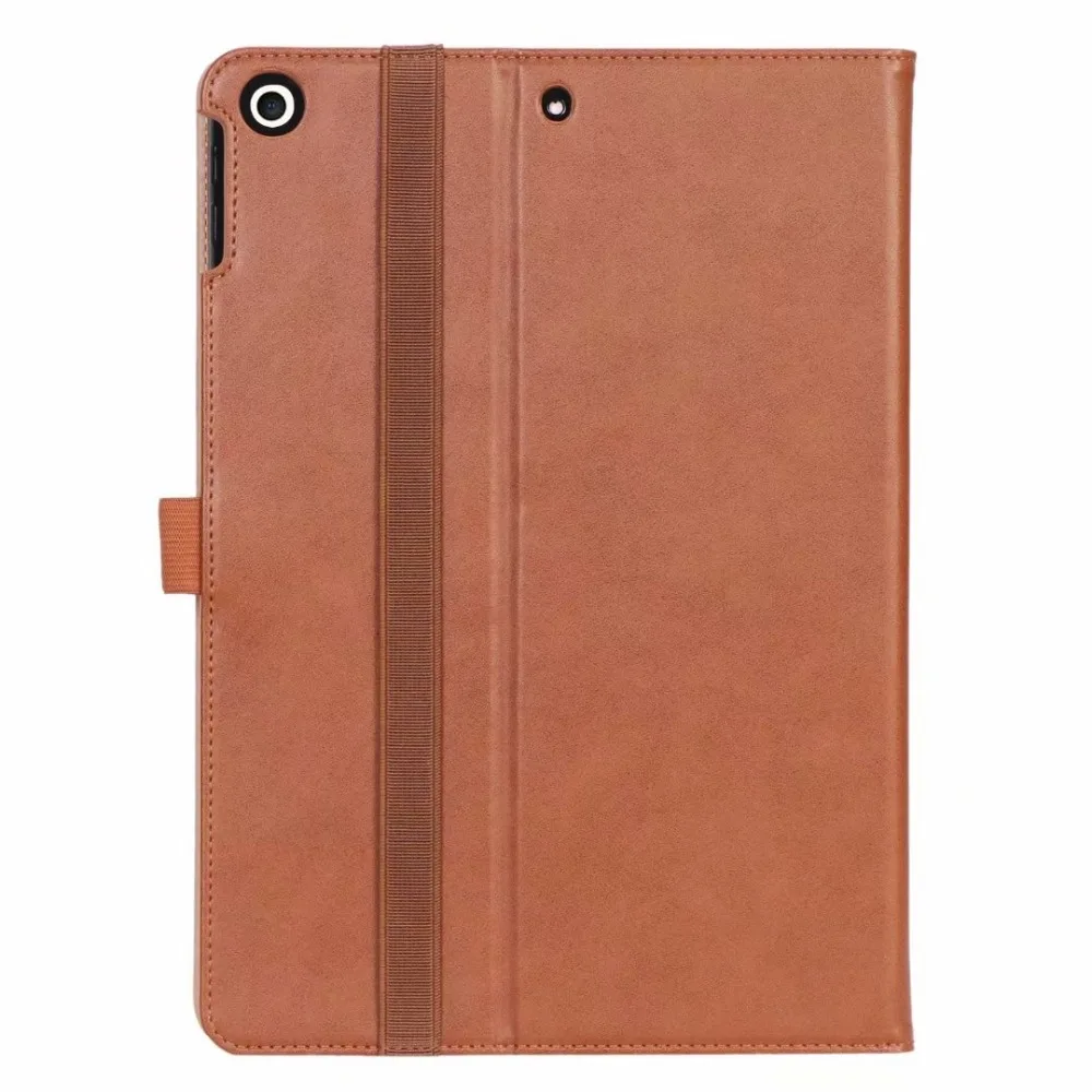 Модный деловой кожаный чехол для планшета для нового IPad 7th Gen 10,2 дюймов Смарт авто спящий Пробуждение Чехол подставка Коке+ ручка