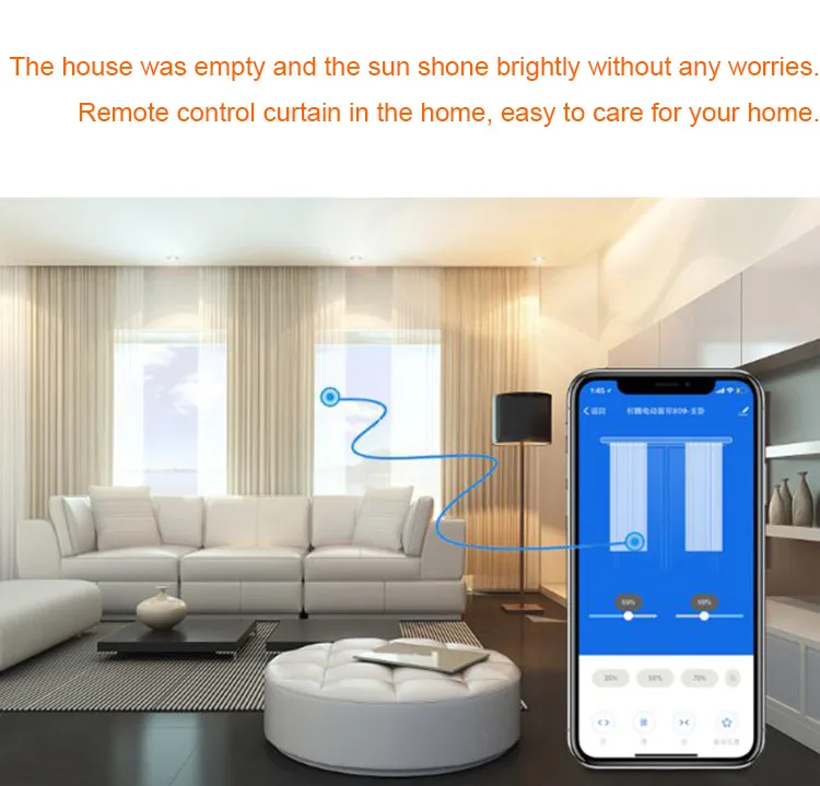 ACCKIP умный занавес Мотор Интеллектуальный Wifi беспроводной для умного домашнего устройства беспроводной пульт дистанционного управления