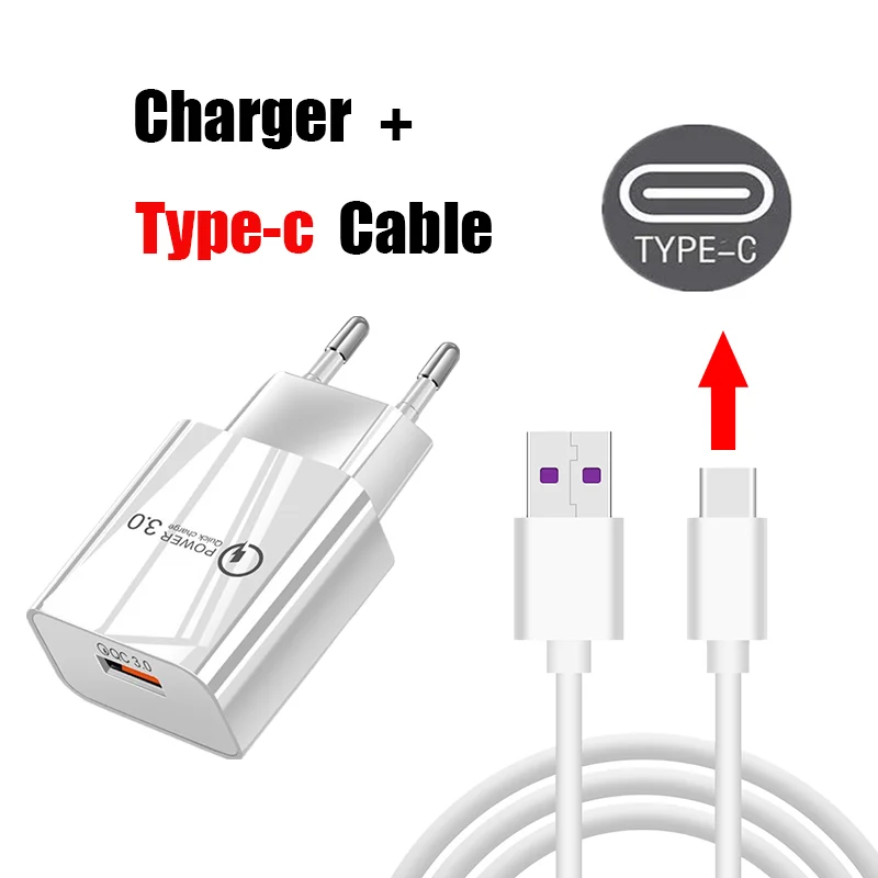 charger 65w USB Charger Quick Charge QC 3.0 For Phone Xiaomi Redmi Note 9 Pro Redmi K40 Pro Samsung Huawei 18W Mobile Phone Chargers Adapter quick charge usb c Chargers