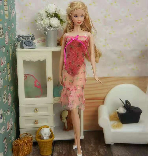 1/6 BJD Clothes Charming Floral Lace Lingerie Dress Doll Outfits for Barbie  Doll Clothes Pajamas Underwear Nightwear Accessories - AliExpress