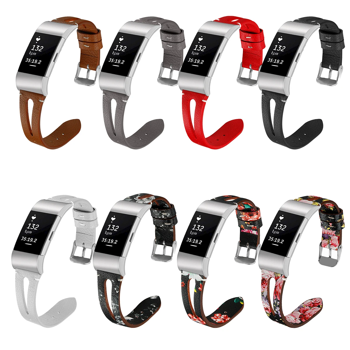 Браслет для Fitbit Charge 2, ремешок для часов, кожаный ремешок, умный фитнес-ремешок для Fitbit Charge 2, аксессуары для часов, ремешок на запястье