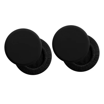 

4 Pack Round Bar Stool Covers - Super Soft and Washable Elastic Stool Cushion Slipcover for Bar 12-14 inch Chair-Black