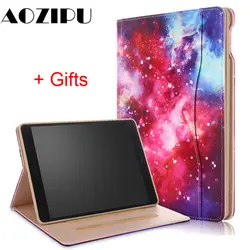 Универсальный чехол для iPad 9,7 2017 2018 Air 1 2 9,7 "Tablet Funda из мягкой искусственной кожи + ТПУ чехол с принтом для iPad 9,7