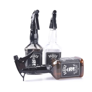 

250ML/650ML Hairdressing Spray Bottle Salon Barber Hair Tools Water Sprayer Retro Whiskey Oil Head Watering Can