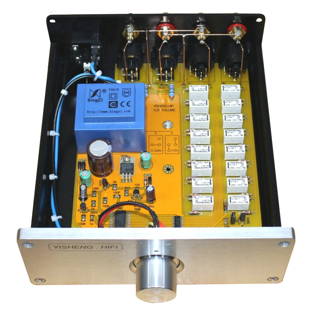 Advanced Relay Balanced Potentiometer Pre Passive Preamplifier Audio Power Amplifier Volume Controller | Электроника