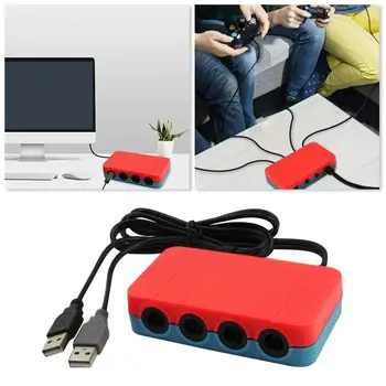

4 Ports GC Controllers USB Adapter Gamecube Controller Adapter Fit for Nintend Switch GC/wiiu/pc Console Support Dropshipping