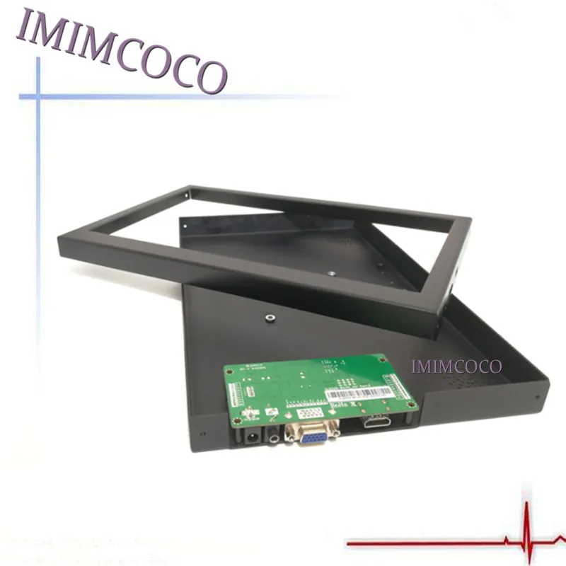 VGA+ HDMI драйвер плата контроллера комплект+ 15,6 дюймов Чехол IMIMCOCO для DIY портативный монитор подходит LP156WF4-SPK1
