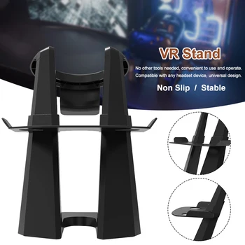 

Practical Fixed Non Slip VR Headset Stand Stable Universal Display Shelf Easy Install Office Controllers Holder Anti Friction