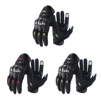 

Motorcycle Gloves Carbon Fiber Motocross Motorbike Biker Racing Car Riding Moto Gloves Screen Touch Breathable Gloves