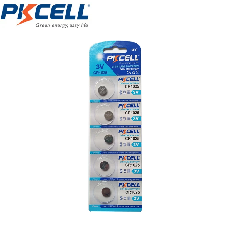 

50pcs/10pack CR1025 3V Lithium Button Batteries DL1025 BR1025 KL1025 Cell Coin Lithium Battery For Watch Electronic Toy Remote