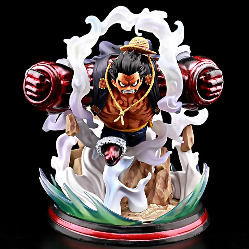 El anime japonés figura de Luffy Roronoa Zoro nace Portgas estatua PVC figuras de acción de juguete GK figura de Luffy Decoración Juguetes modelo chico regalo