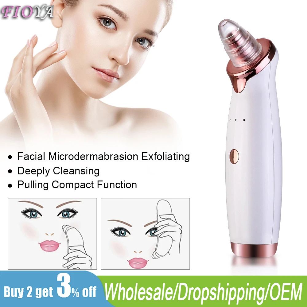 Electric Nose Blackhead Machine Pore Vacuum Acne Cleaner with 5 Probes Remove Pimple Acne Skin Tag 1 Electric Nose Blackhead Machine Pore Vacuum Acne Cleaner with 5 Probes Remove Pimple Acne Skin Tag 1