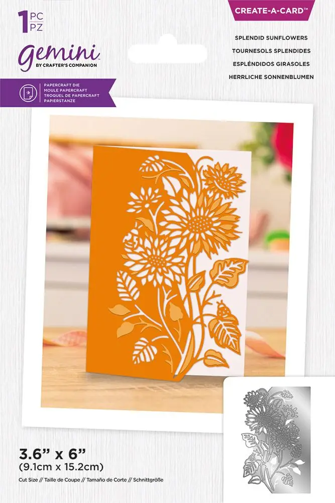 

2021 AliliArts Metal Cutting Dies Sunflowers diy Scrapbooking Photo Album Decorative Embossing PaperCard Crafts Die