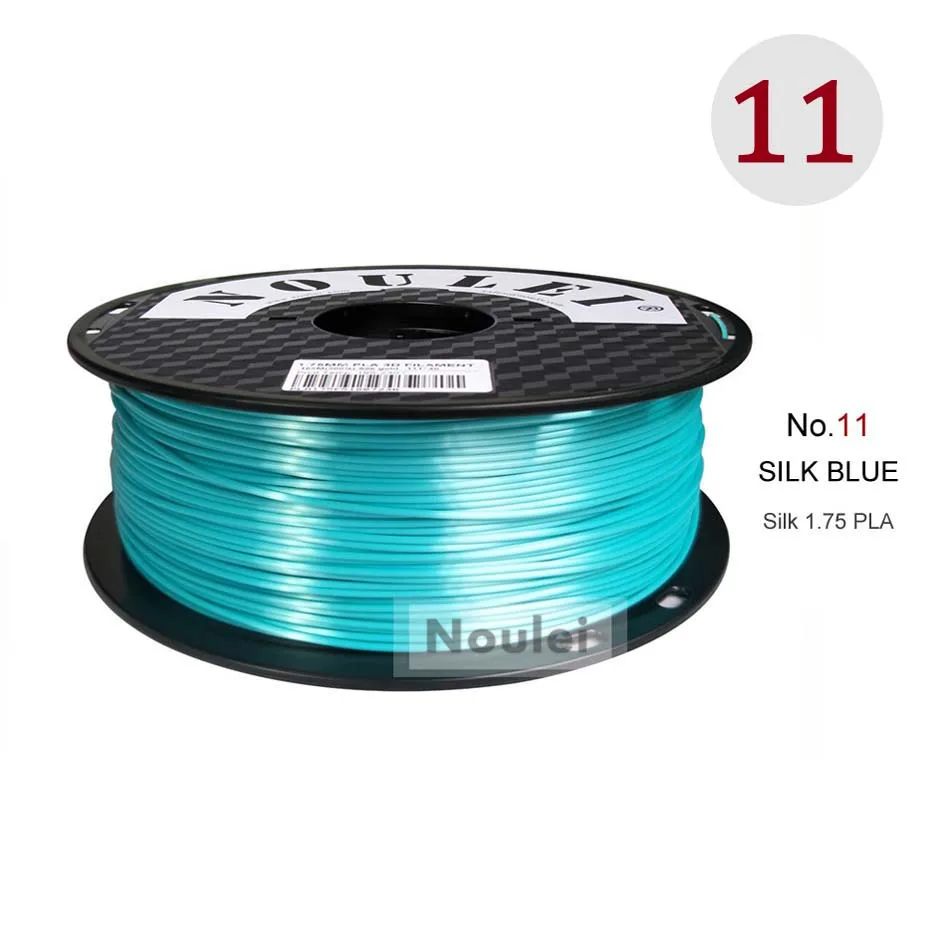 11 3D Printer Filament 1.75 SILK PLA SILK BLUE