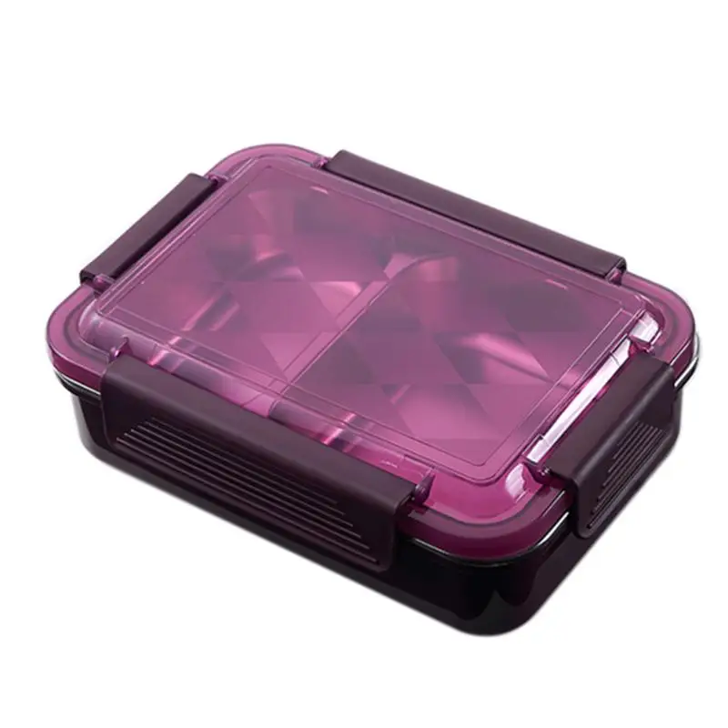 

Microwave Tableware Health Material Bento Box Stainless Steel School Office Insulated Lunch Box Food Snacks Storage Container