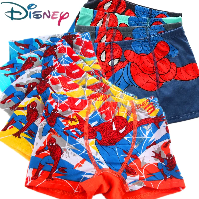 3 шт. Детские хлопковые трусы Человек-паук |