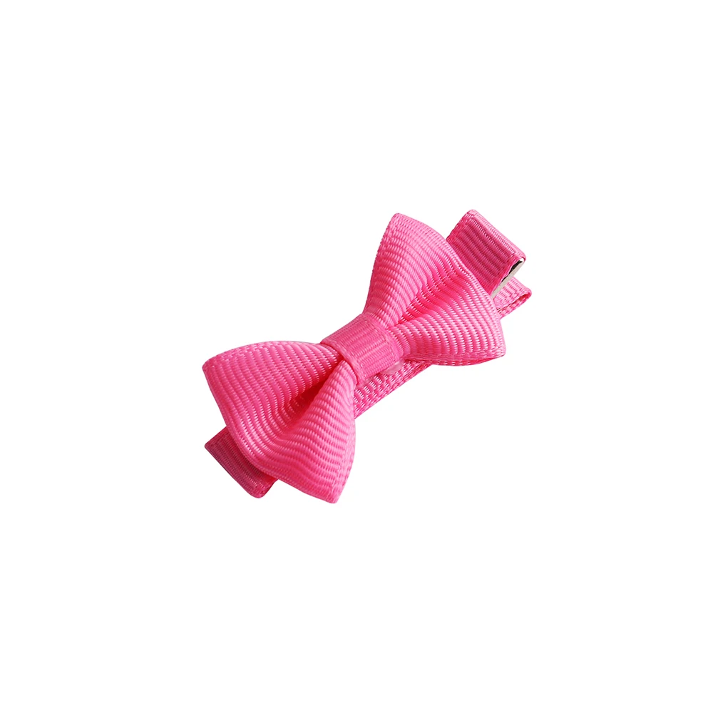 Deep pink Модные детские заколки для волос карамельного цвета, изысканные аксессуары для волос для девочек, милые резинки для волос, заколка-бант для принцессы, подарок - Цвет: Deep pink