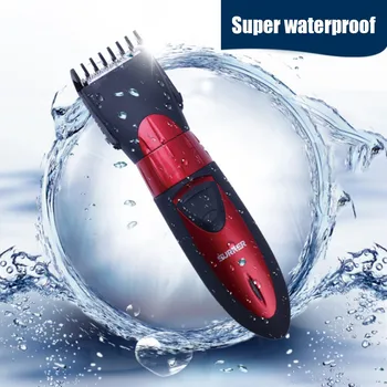 

Waterproof Professional Barber Hair Clipper Men Child Electric Cordless Hair Trimmer Grooming Home Cutting Machine Haircut Adjus