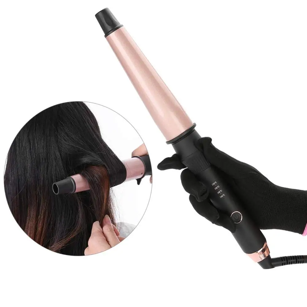 

Ionic Curling Wand Dual Voltage Ceramic Curling Iron Wand Professional Instant Heat Up Hair Wand for Loose Curls and Waves Irons