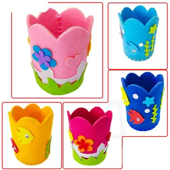 

Children's Educational Toy Handcraft Creative DIY Non-woven Pen Holder