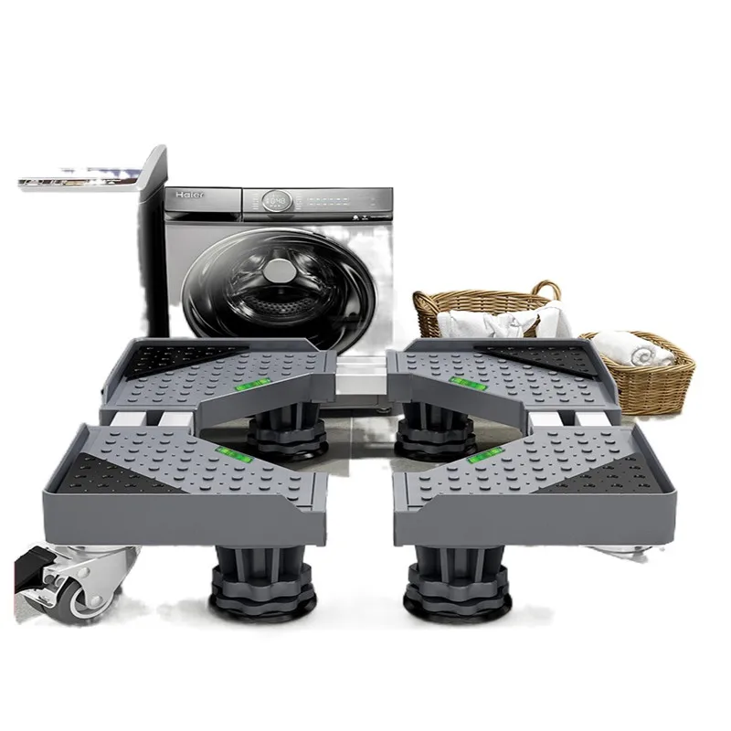 

TT Washing Machine Base Moving Casters Tripod Pad Storage Rack Automatic Roller Support