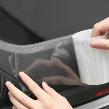 

1 Roll Protection Film 10*300cm Clear Headlight Bumper Door Sill Paint