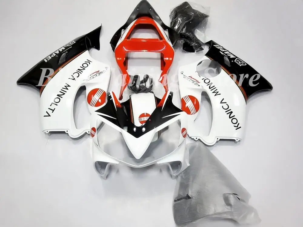 Black White Red Высокое качество литья под давлением ABS комплекты мотоциклетных обтекателей Подходит для Honda CBR600 FS F4i 2001 2002 2003 на заказ черный белый красный - Цвет: Black White Red