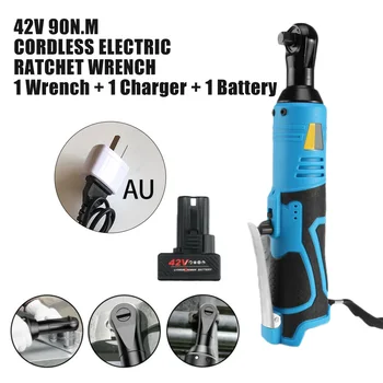 

Supplies Ratchet Wrench Charger Battery Cordless Electric 3/8inch 90N.m