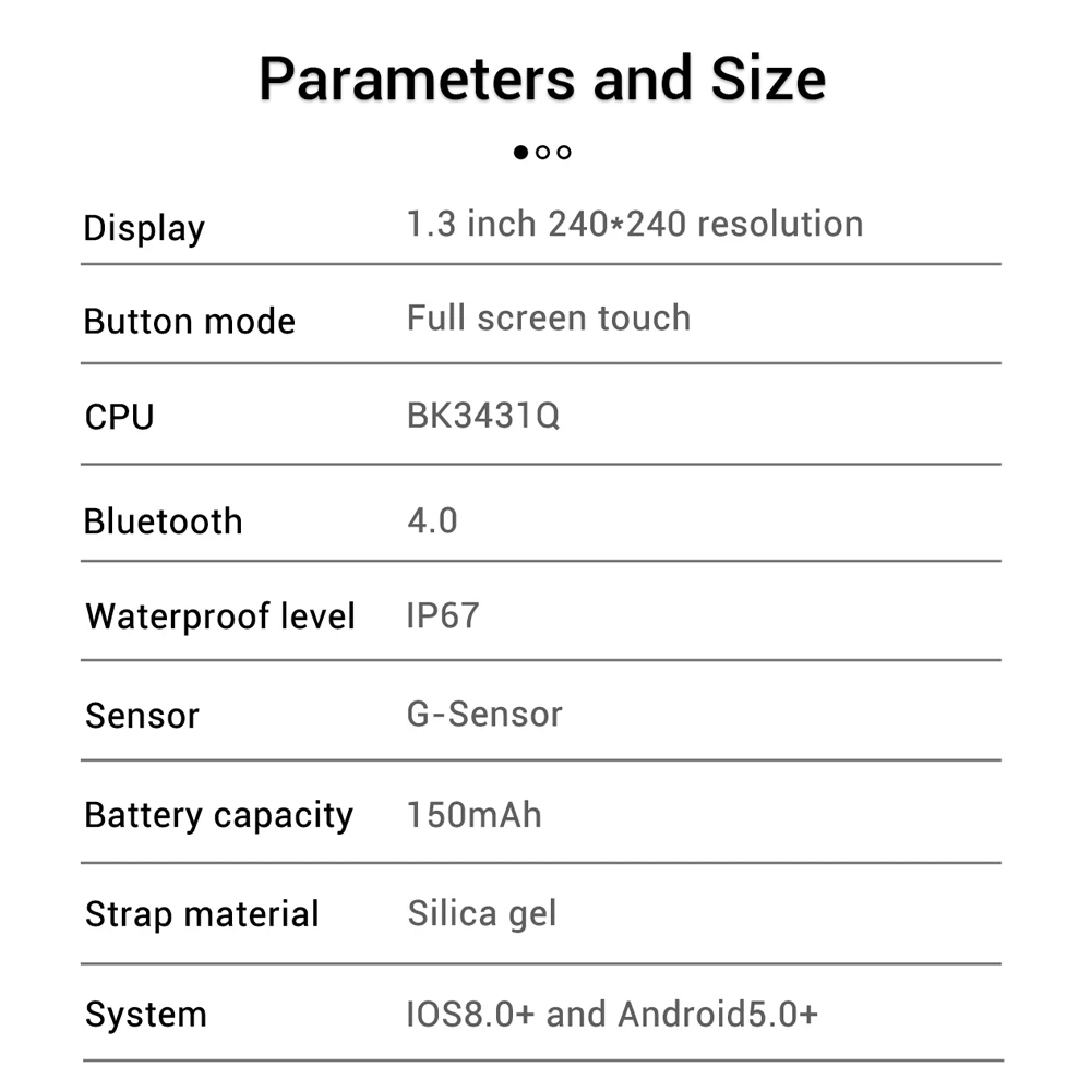Умные часы OLLIVAN TF8, 1,3 дюймов, водонепроницаемые, для Iphone, Android, умные часы, монитор сердечного ритма, функция сна для мужчин и женщин