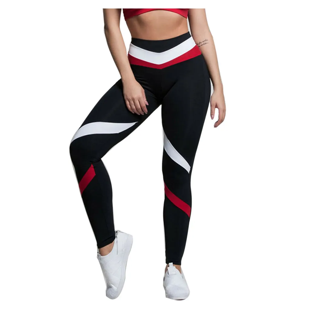 Новые модные женские леггинсы с высокой талией спортивные беговые фитнес-упражнения эластичные леггинсы одежда для тренировок Polainas L511
