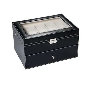 

Haige 20 grid double watch display box -1
