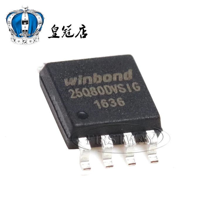 5 шт. 25Q80DVSIG W25Q80DVSSIG лапками углублением SOP-8