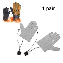Пара перчаток с пятью пальцами нагревательный лист литиевый аккумулятор источник питания с трехскоростным термостатом переключатель нагревательный лист зима