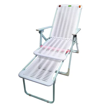 

Recliner Folding Lunch Break Siesta Plastic Beach Chair Home Adult Portable Sofa Lazy Leisure Chair Balcony