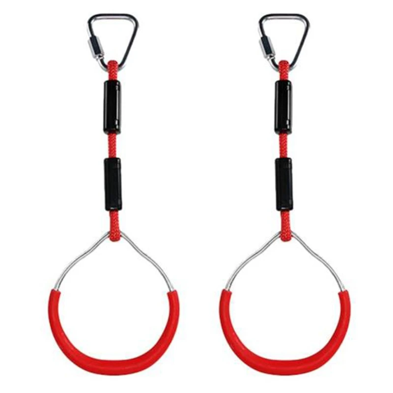 2 Pcs Swing Bar Rings Children's Gymnastics Ring,Suitable For Climbing