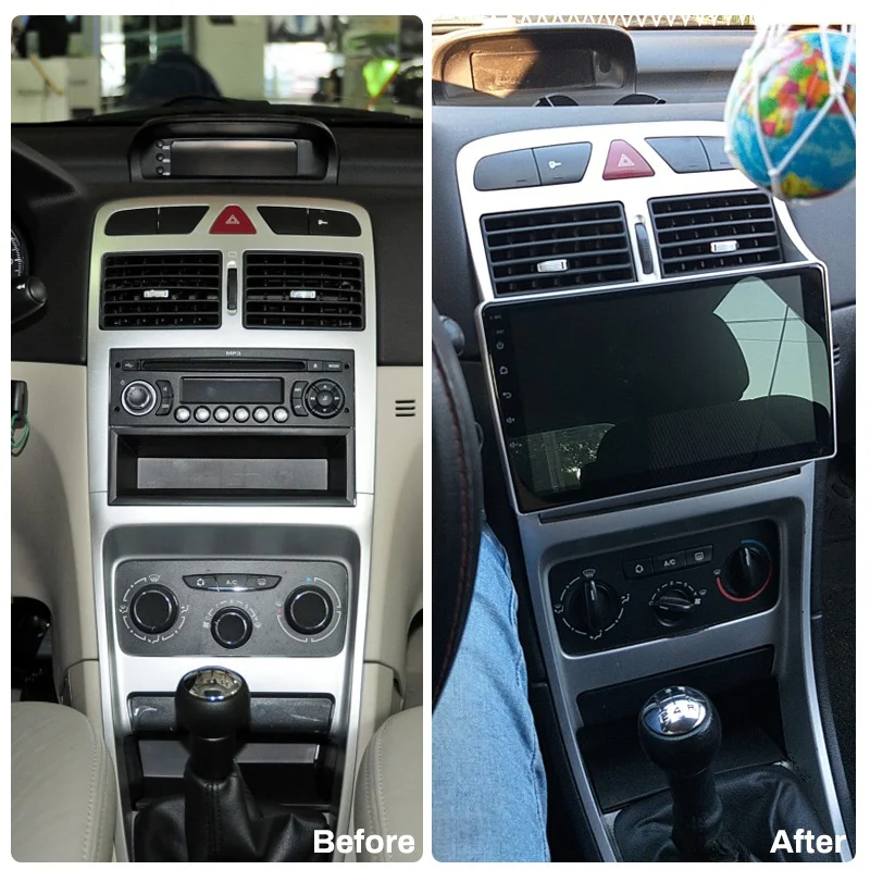 US $135.25 Eastereggs 2 Din Android Car GPS Navigation Multimedia player head unit For peugeot 307 307CC 307SW Radio 20022013 auto stereos