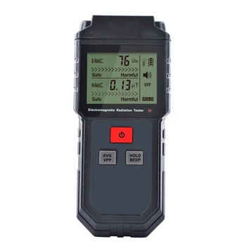 

ET825 Data Locking Electromagnetic Detector Household ABS Smart Monitor Digital Antislip Radio Wave LCD Display Radiation Meter