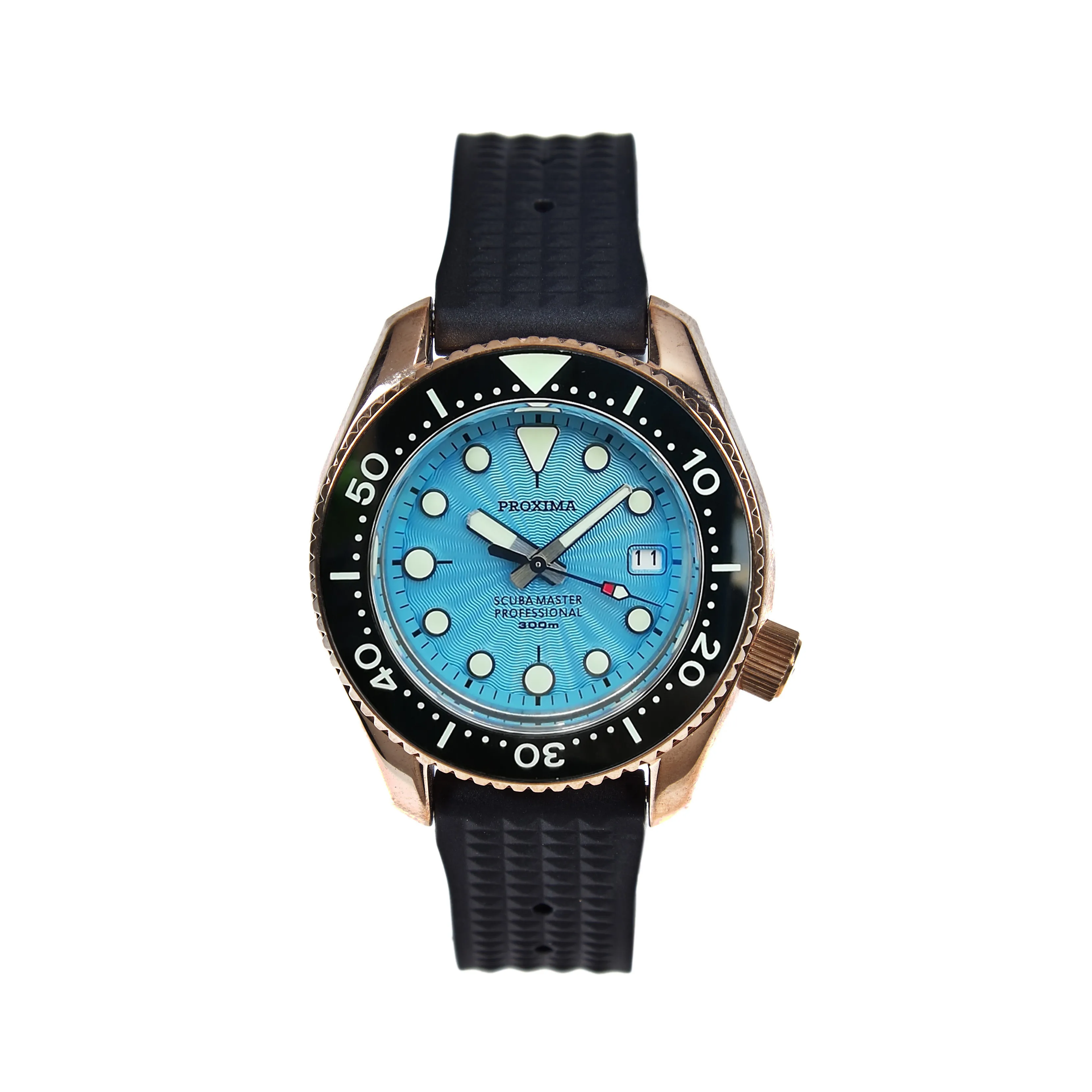 PROXIMA SBDX001 WAVE NH35 Tuna Diver автоматические наручные часы MarineMaster CUSN8 Бронзовый