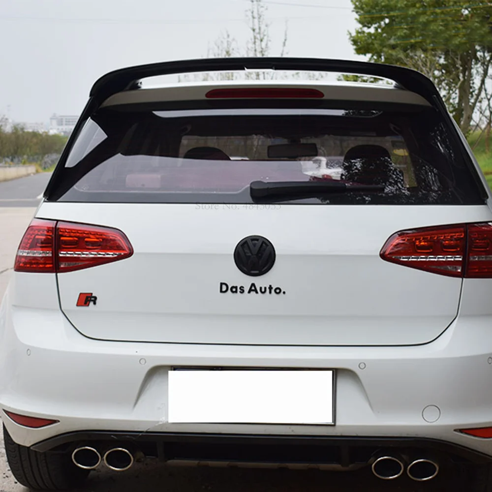 Для Volkswagen Golf 7,5 черный спойлер из углеродного волокна Автомобильный багажник спойлер для VW Golf 7 MK7 Гольф