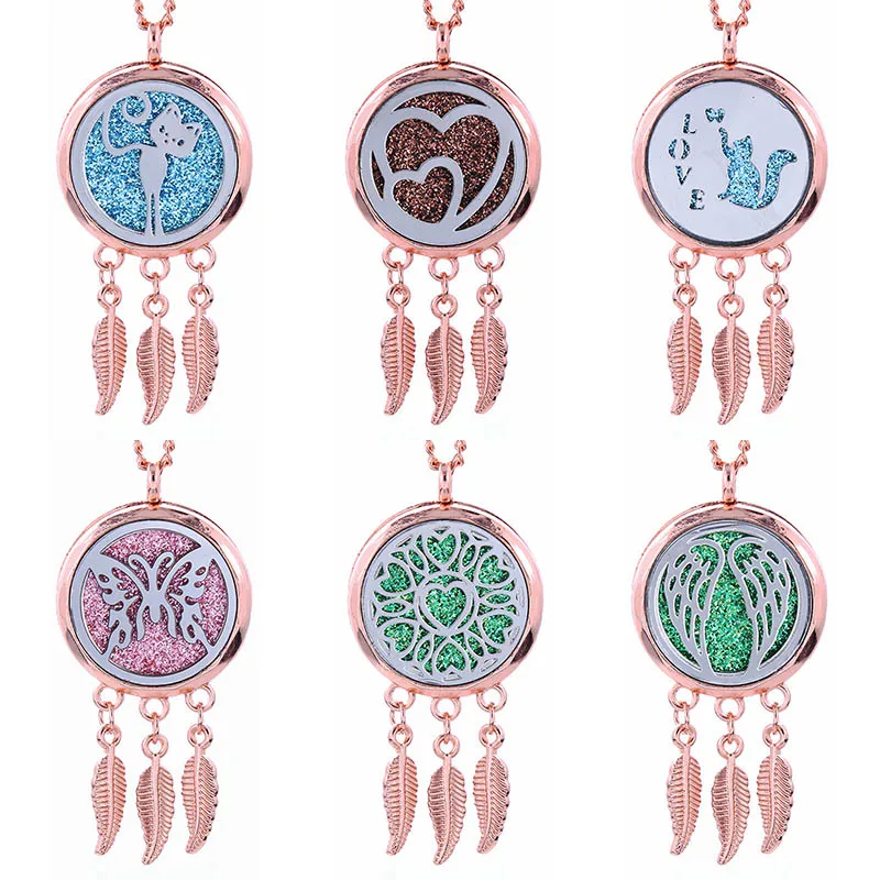 Новинка кулон с открытым медальоном для ароматерапии цветок лотоса фея эфирное