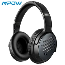 Mpow H16 беспроводные Bluetooth наушники с активным шумоподавлением гарнитуры с глубоким басом звук Быстрая зарядка 30 часов время игры