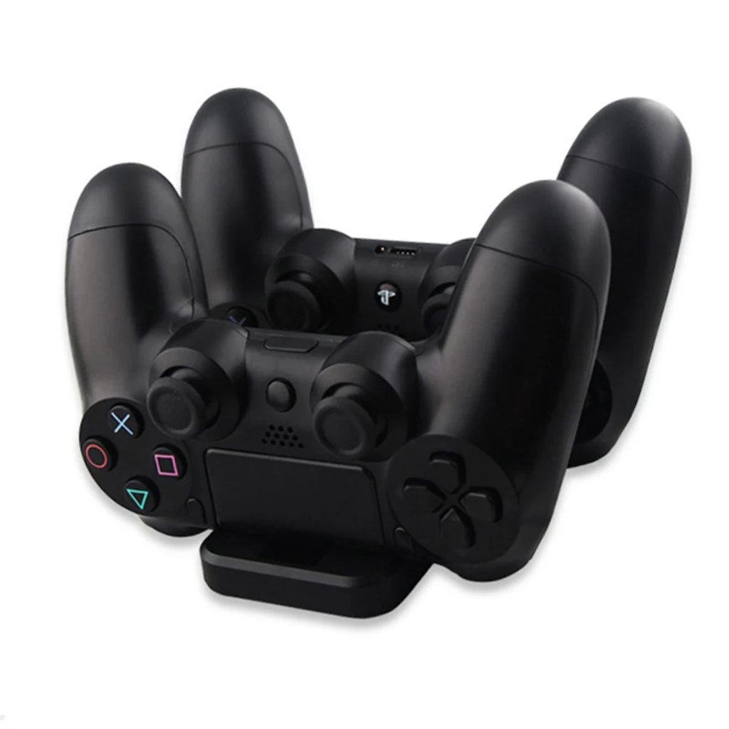Game Handle Charging Dock Double Gamepad Wireless Controller Chargers Base Charging Dock Station for Black