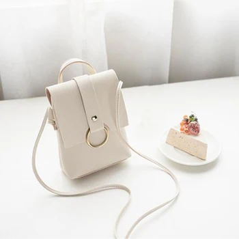 

Women PU Mini Hasp Messenger Bags Girl Mobile Phone Bag Pouch Students Children Crossbody Case Girl Shoulder Bags