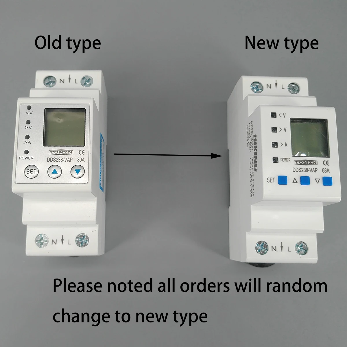 Koop 63A 80A 110V 230V Din Rail Verstelbare Over Onder Spanning Beschermende Apparaat Protector Huidige Limiet Bescherming Voltmeter Kwh