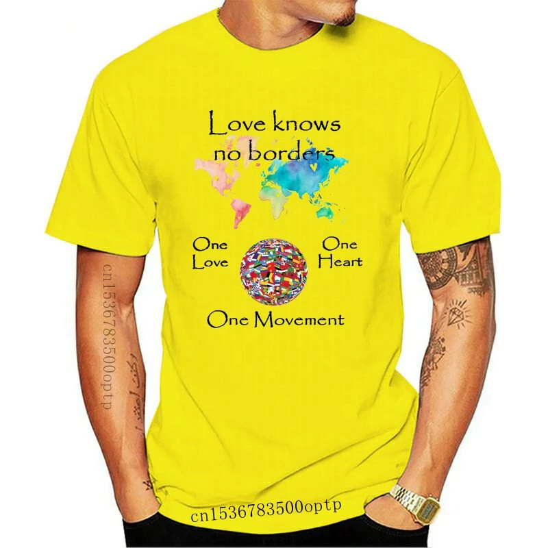 Новая женская белая футболка с надписью Love Knows No Boarders One |
