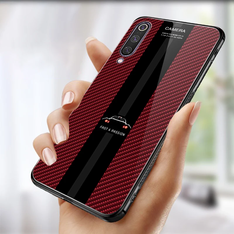 Tempered Glass Soft Silicone Case On For Xiaomi Mi 9T 9 Se Bumper Cover 8 A2 Lite Light Copue mi9t | Мобильные телефоны и