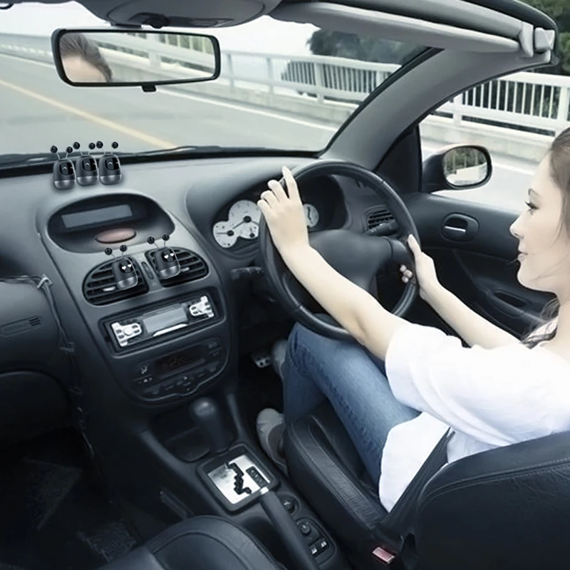 Освежитель воздуха для автомобиля Симпатичный робот ароматерапия автомобильный