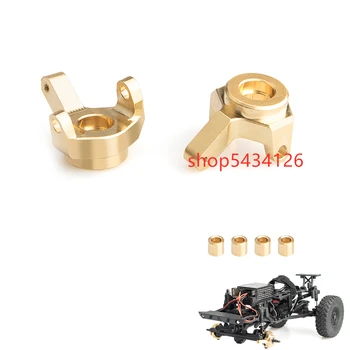 

1:24 Scale Brass Hub Carrier For Axial SCX24 90081 Wheel Diverter Cup Metal Steering C Knuckle Upgrade Parts
