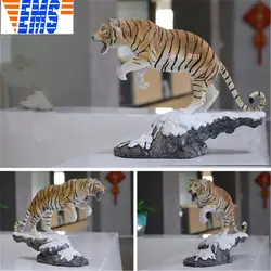 Высококачественное моделирование животных Тигр реалистичный креативный домашний декор резиновая фигурка героя Коллекционная модель