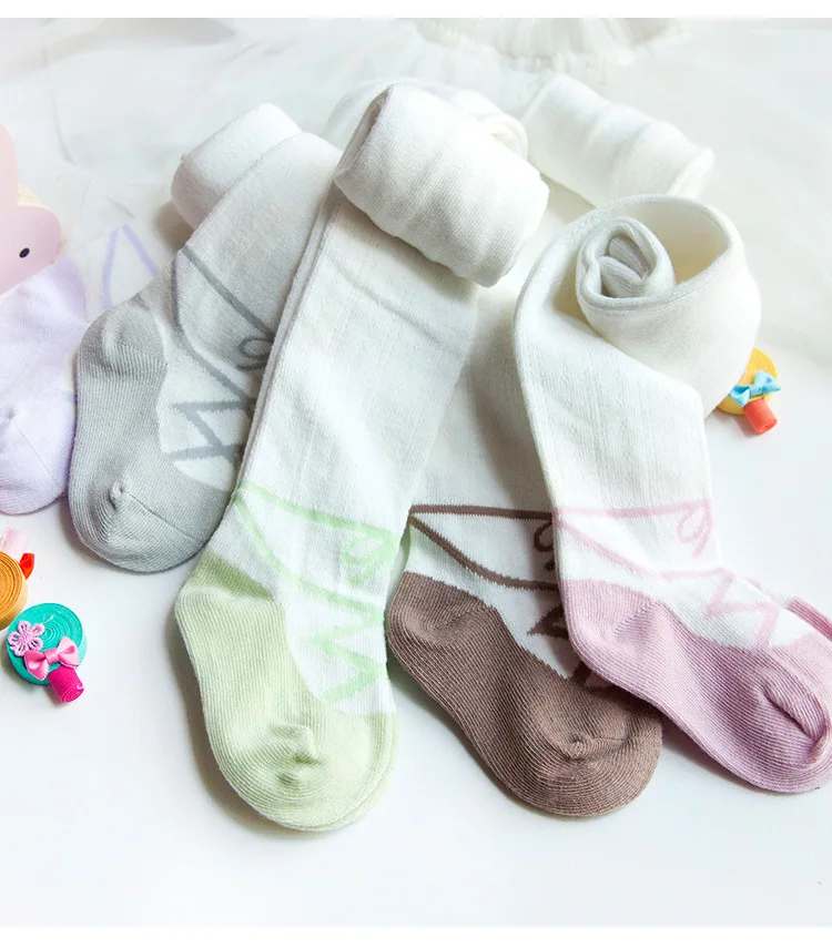 Children baby infant pantyhose kids girls Tights Newborns Knitted Pantyhose Cotton Warm dance Stocking